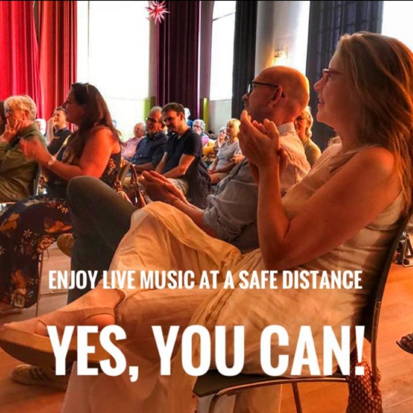 enjoy Live music at a adistance
